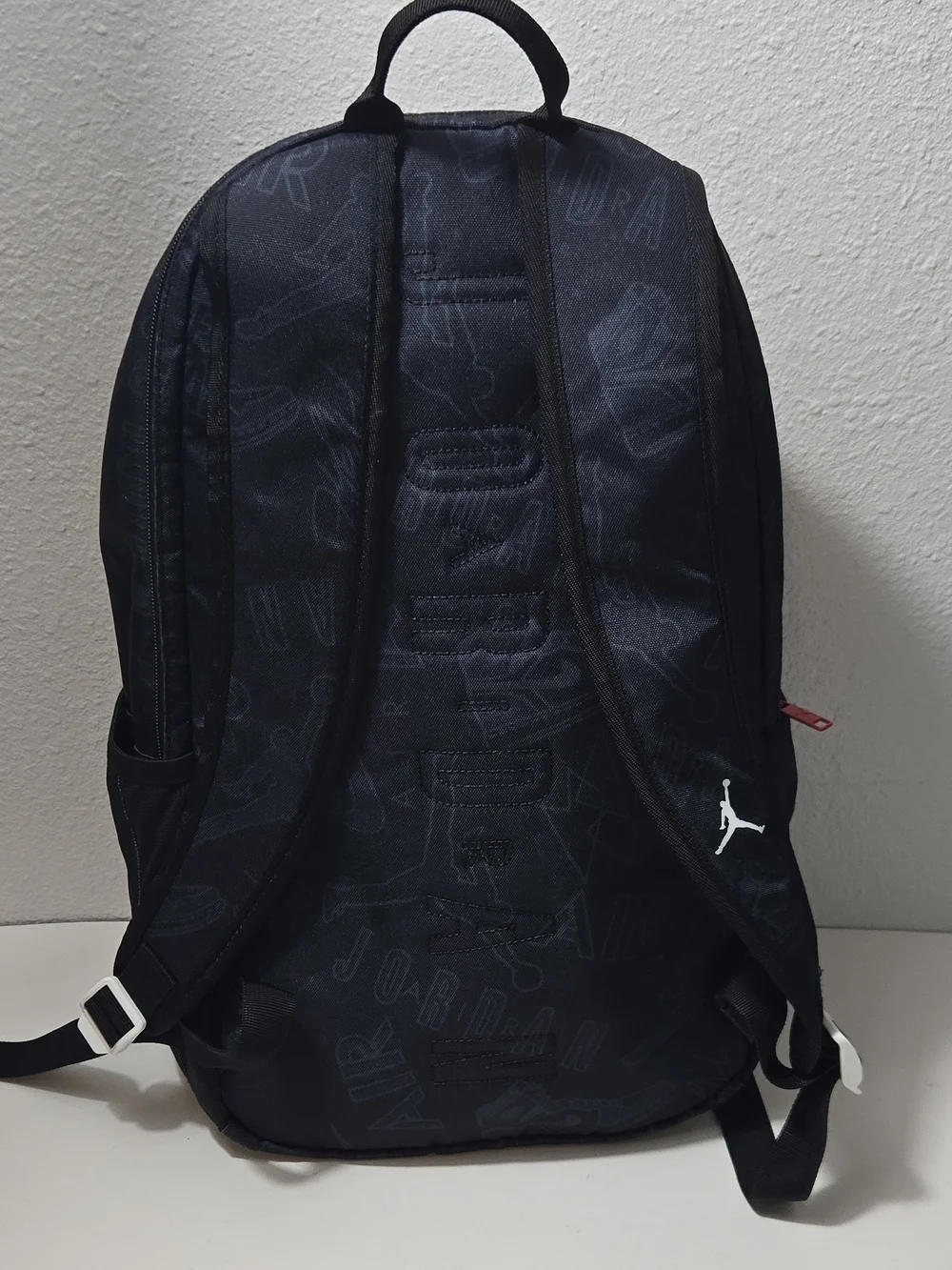 Jordan Black & Red Backpack with Jumpman Logo